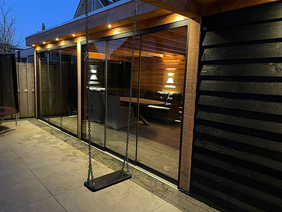 Verrast zijn faillissement Kilauea Mountain Glazen schuifwand voor veranda's & overkappingen | OH!